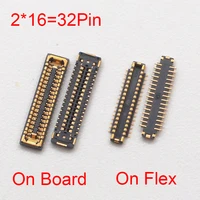 5pcs 32pin lcd display screen flex fpc connector on motherboard for huawei y7p 2020p40 litep20 lite 2019nova 5i honor 9xpro