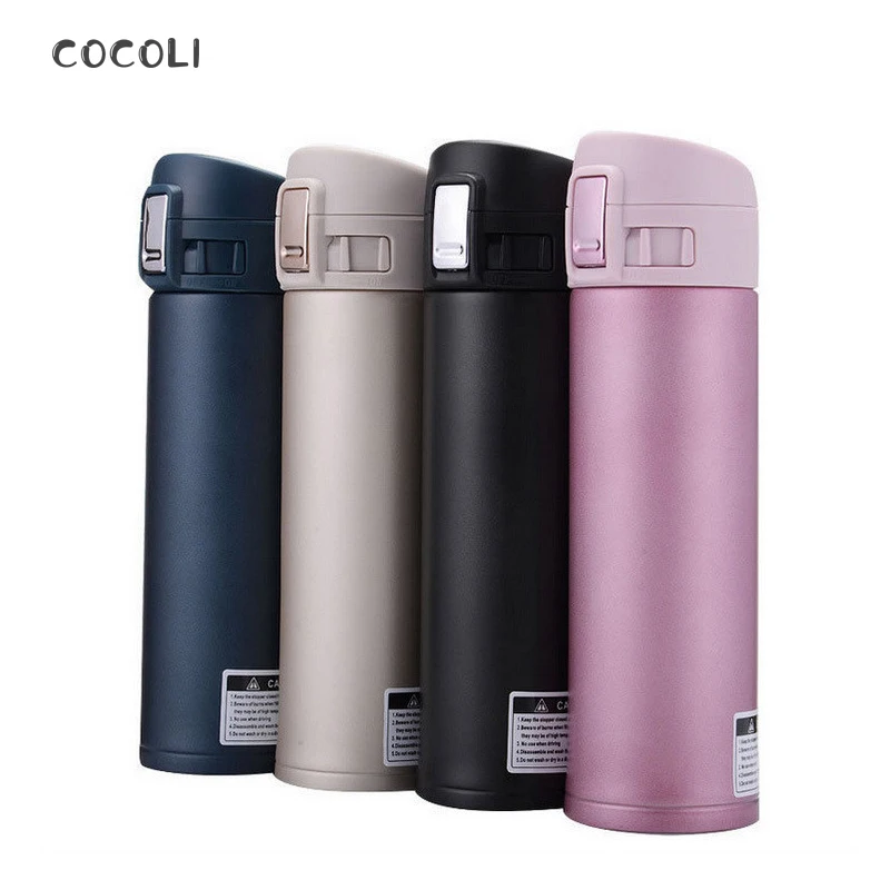 Термос для кофе и чая изолированная чашка из нержавеющей стали 500 мл 4