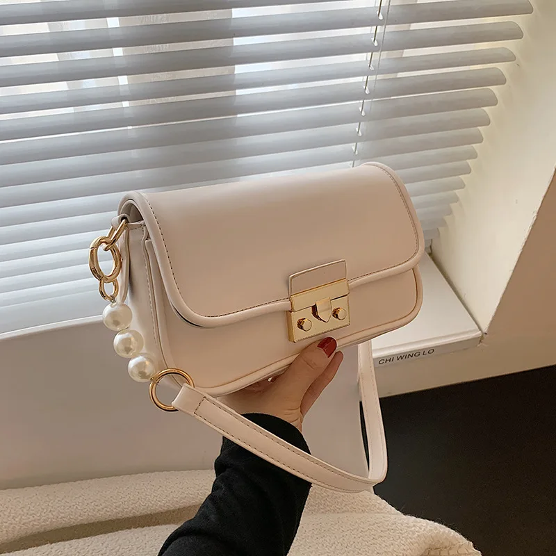 

Женская кожаная сумка через плечо 2021, нишевая дизайнерская Новая модная текстурная сумка на одно плечо, Повседневная маленькая квадратная ...