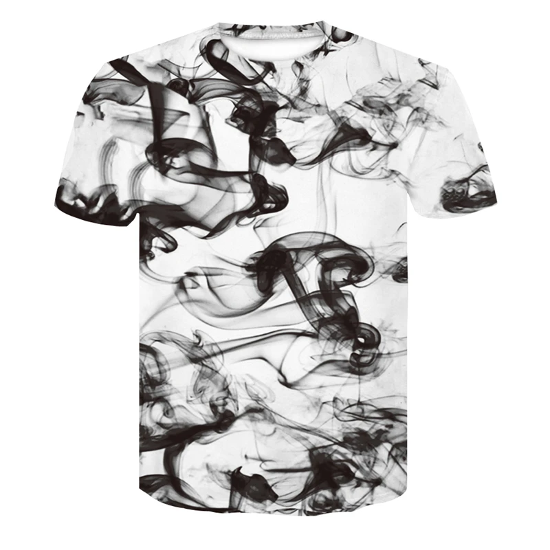 Мужская 3d Футболка с принтом леса летняя футболка короткими рукавами Забавные