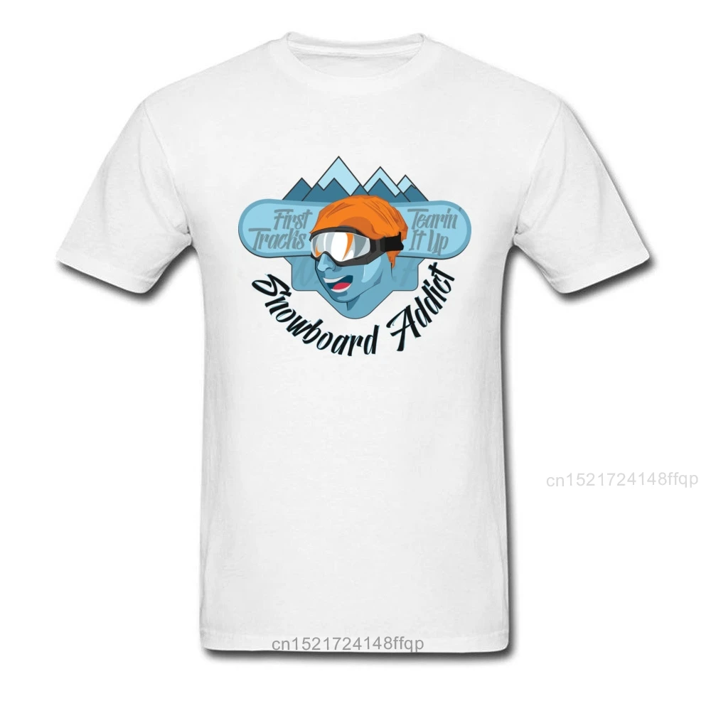 Крутая летняя футболка для сноуборда 2018 мужские белые футболки Tearin It Up Lover