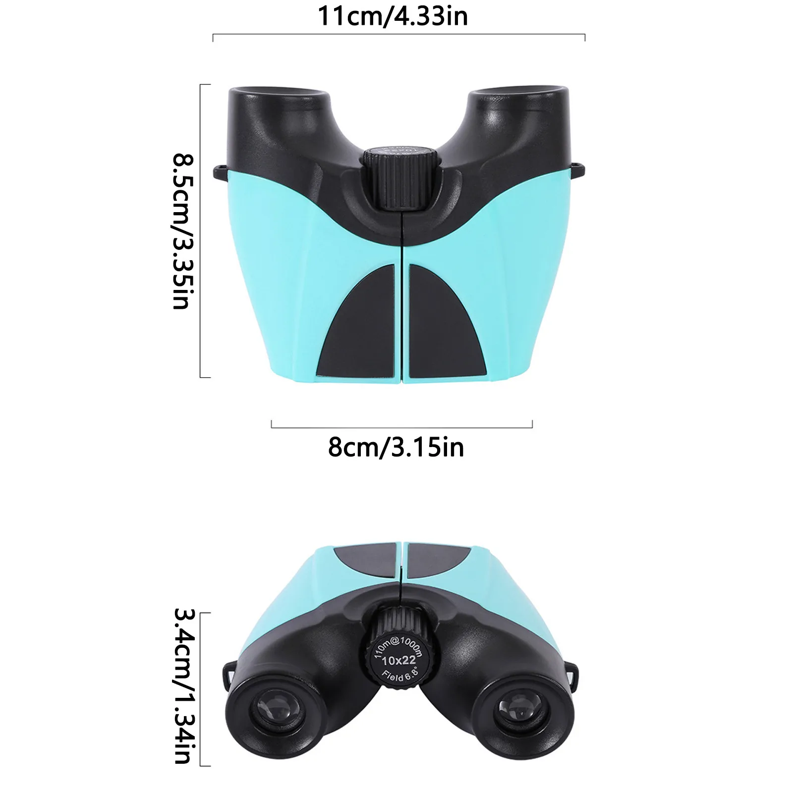 

Outdoor Binoculars High Resolution 10X22 Kids Binoculars for 3-12 Years Optical Instruments Telescope For Hunting Sports Outdoor