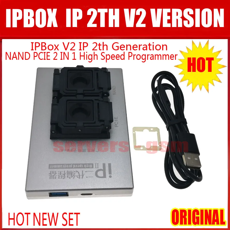 Новинка 2020 высокоскоростной программатор IPBox V2 IP 2 го поколения NAND PCIE в 1 для iPhone
