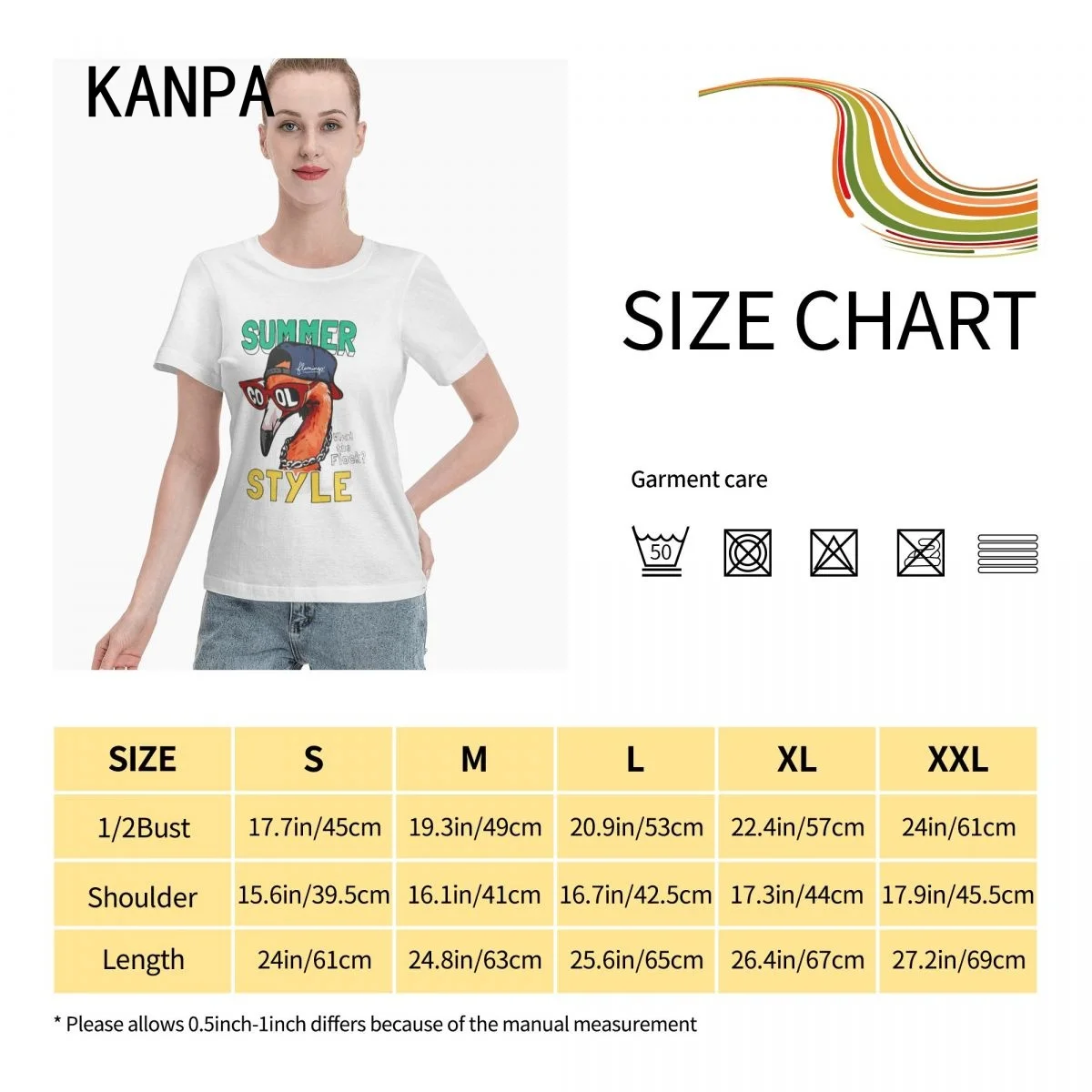 

Summer Style Flamingo Women's Basic Short Sleeve T-Shirt Breathable Cotton T-shirts for Woman Tops Tee Female Homme Workout Tees