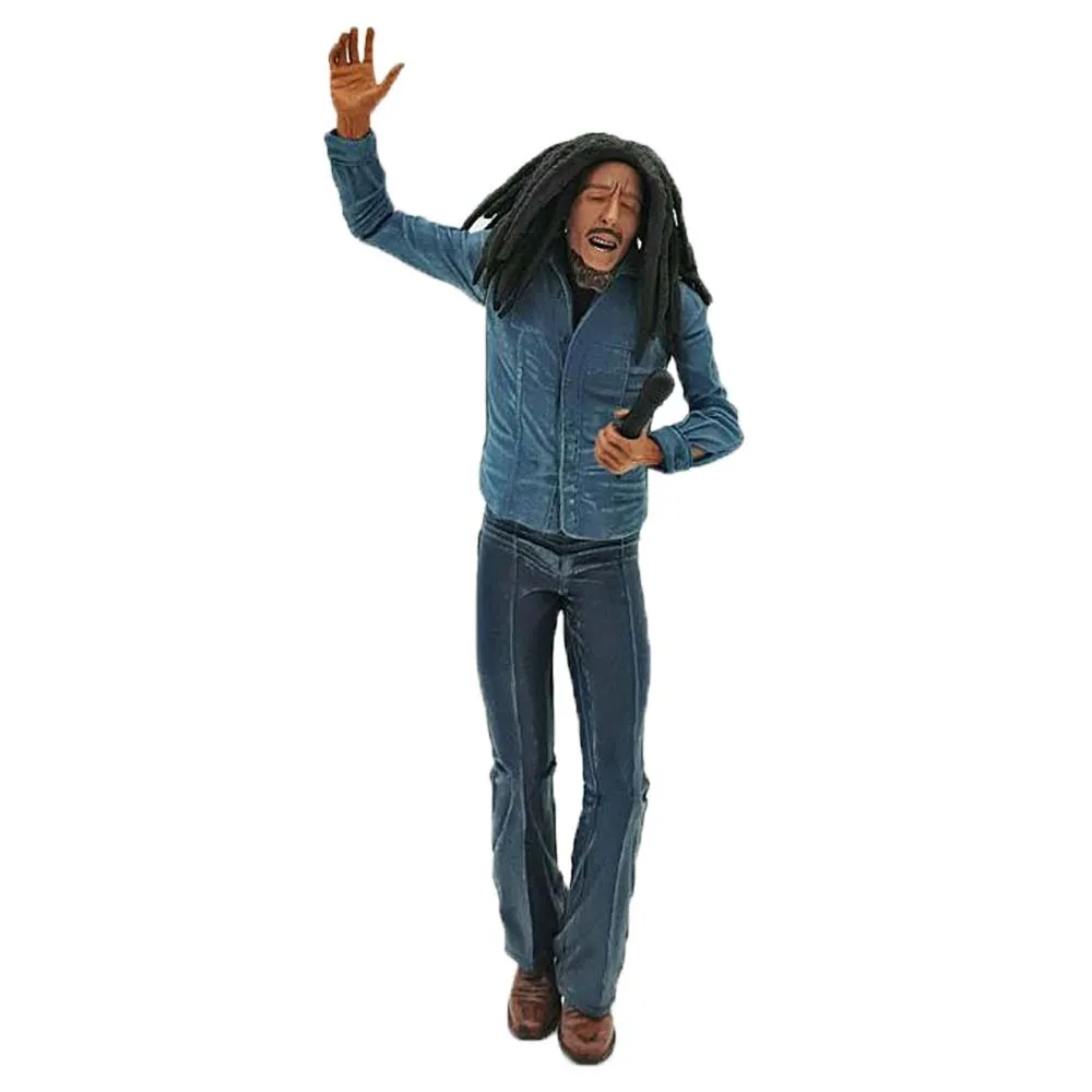 

18cm Bob Marley Music Legends Singer & Microphone PVC Action Figure Collectible Model Toy