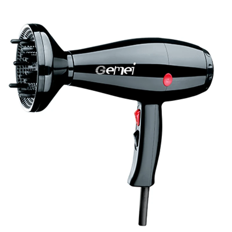 Фен профессиональный с насадками 2200 Вт регулировка скорости горячего и