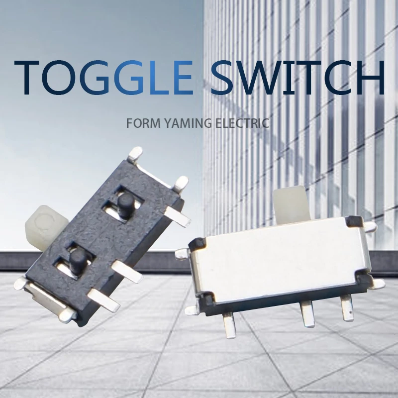 50 шт. переключатель семь ножных слайдов кнопка поворотной мощности MSK-12C01-07(1P2T) 7P