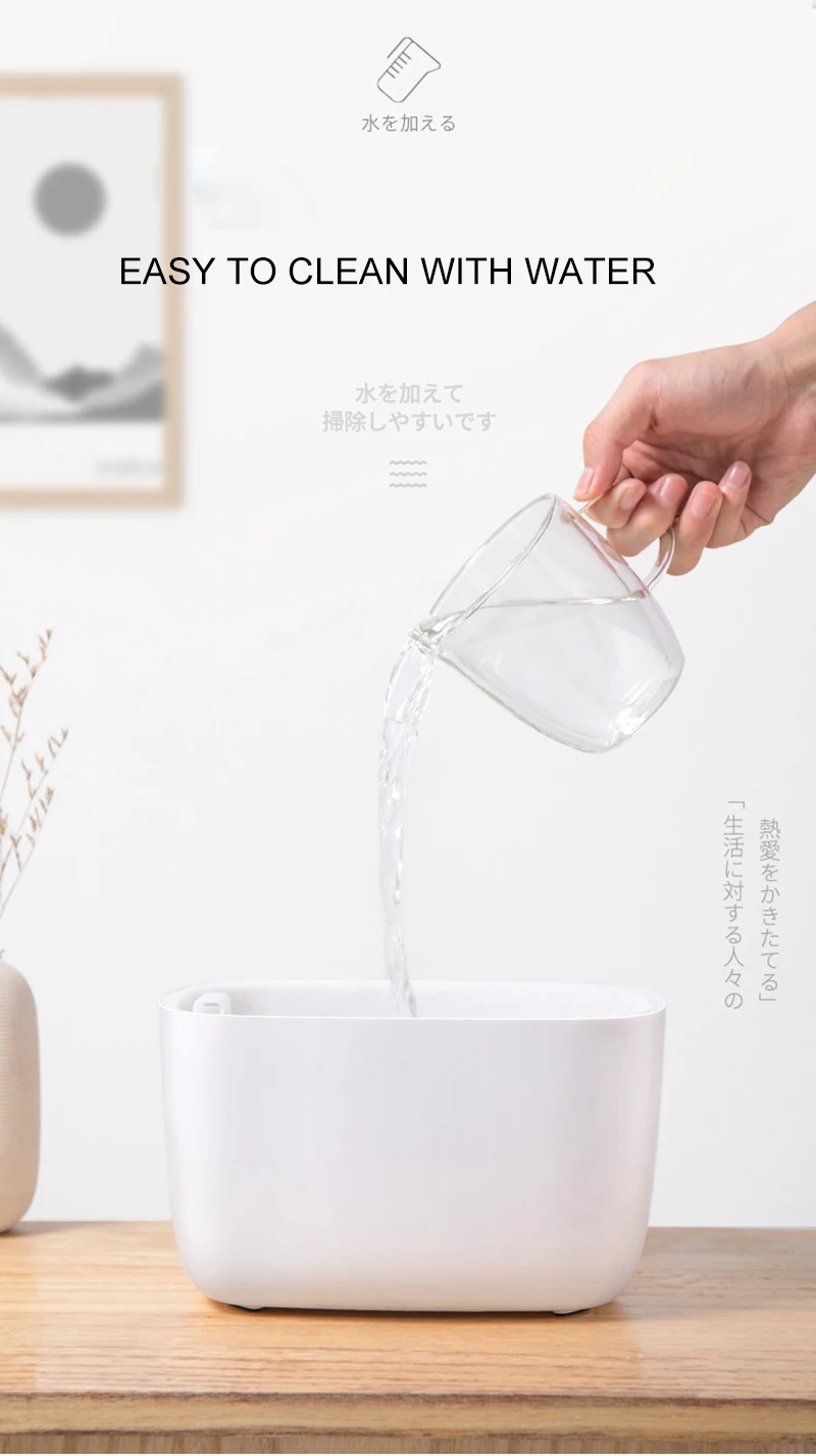 Gx. Диффузор 1-2.5L Интеллектуальный Ароматический диффузор эфирного масла увлажнитель Регулируемый режим тумана, безводное автоматическое отключение