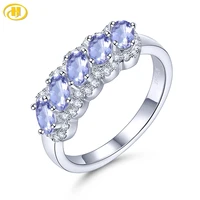 natural iolite sterling silver womens ring 0 9 carats light color iolite s925 womens jewelry simple fashion style for gifts