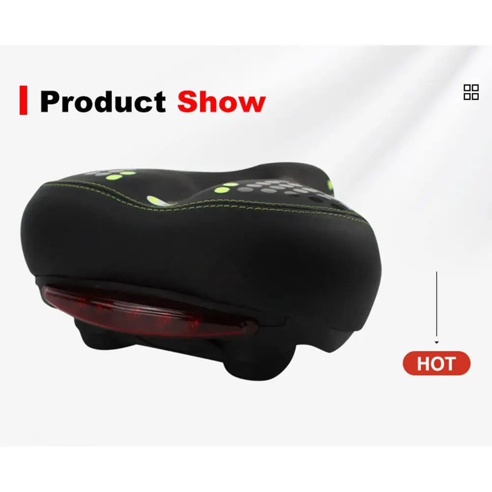 

Mountain Bike Cushion with Light Thicken Widen Seat Comfortable Bike Seat