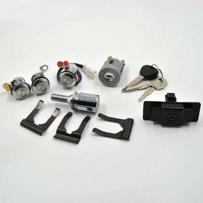 Benekar для Mitsubishi Pajero Montero MK2 4G54 4G64 4M40 6G72 перчаточный ящик зажигания запасная шина цилиндр замка двери с ключом