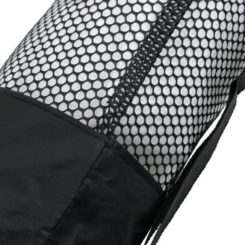 Mochila спортивные сумки для йоги популярная Портативная сумка для Йога-коврика полиэстер нейлоновая сетка черный рюкзак для здоровья красивые виды спорта