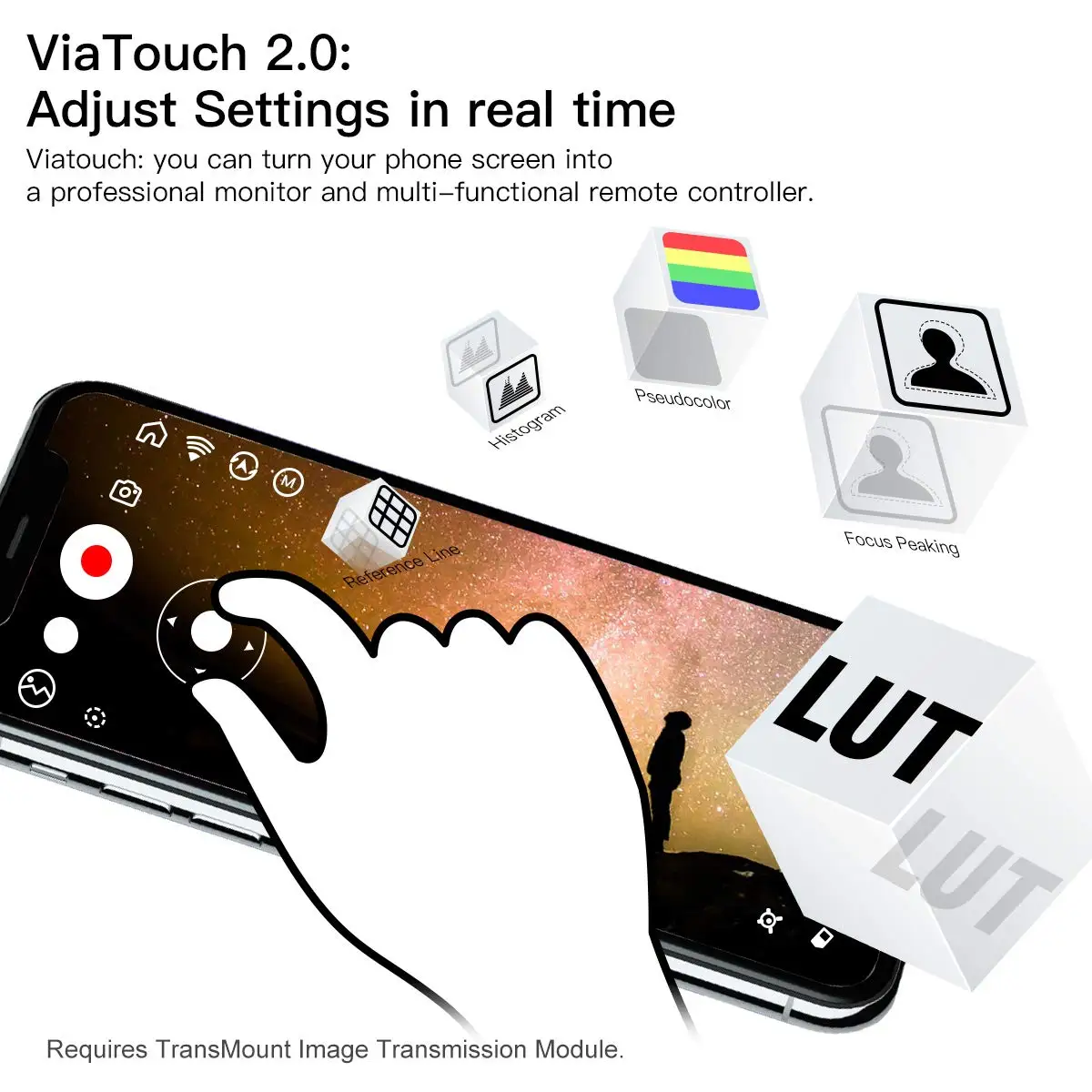 ZHIYUN официальный стабилизатор 3 осевой передачи изображения для беззеркальной