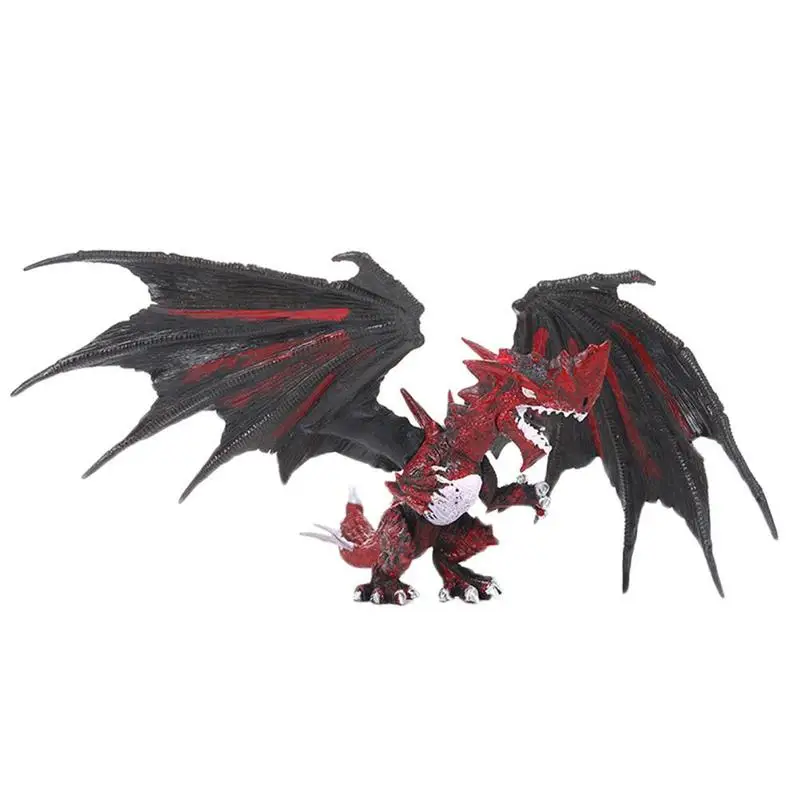 

New Flying Simulation Dinosaur Model 3D Hand Made Soft Plastic Children's Flying Dragon Series Toys Best Gift For Boys