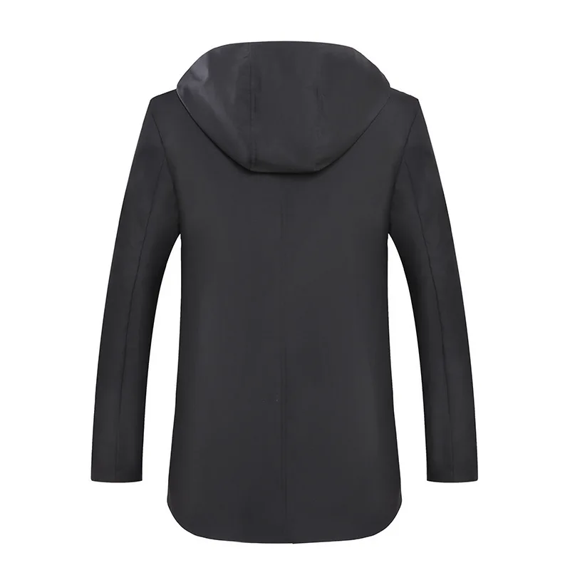 2019 зимняя куртка мужская с капюшоном Корейская парка Hombre длинная пальто большие