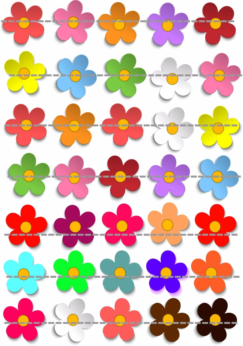 35 цветок съедобный торт фигурки жениха и невесты Вафли риса украшения из бумаги