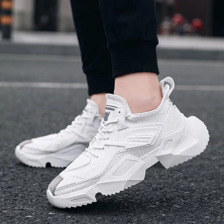 2019 Харадзюку осенние винтажные массивные кроссовки повседневная обувь с сеткой