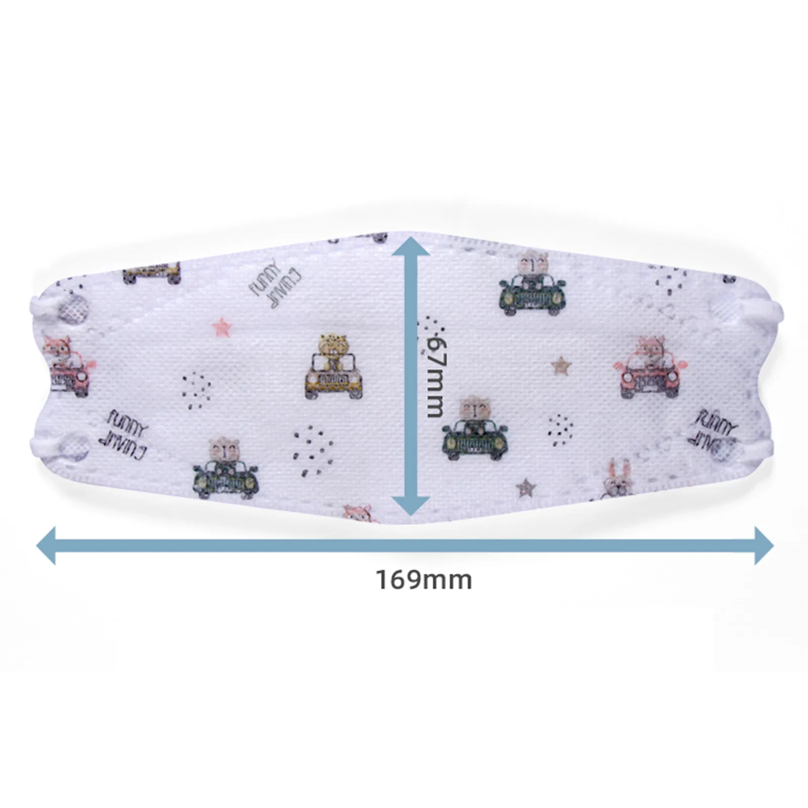 

10/20PC Fastshipping Children's Mask Cartoon Kids Disposable Protective Mask 4 Layer Non-woven Child Filter Hygiene Thicken