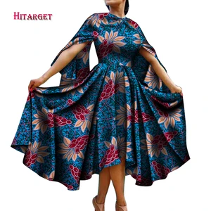 Дашики, вечерние платья с Африканским принтом для женщин, базин богатый Анкара, платья-пачки с принтом, традиционная африканская одежда WY6534