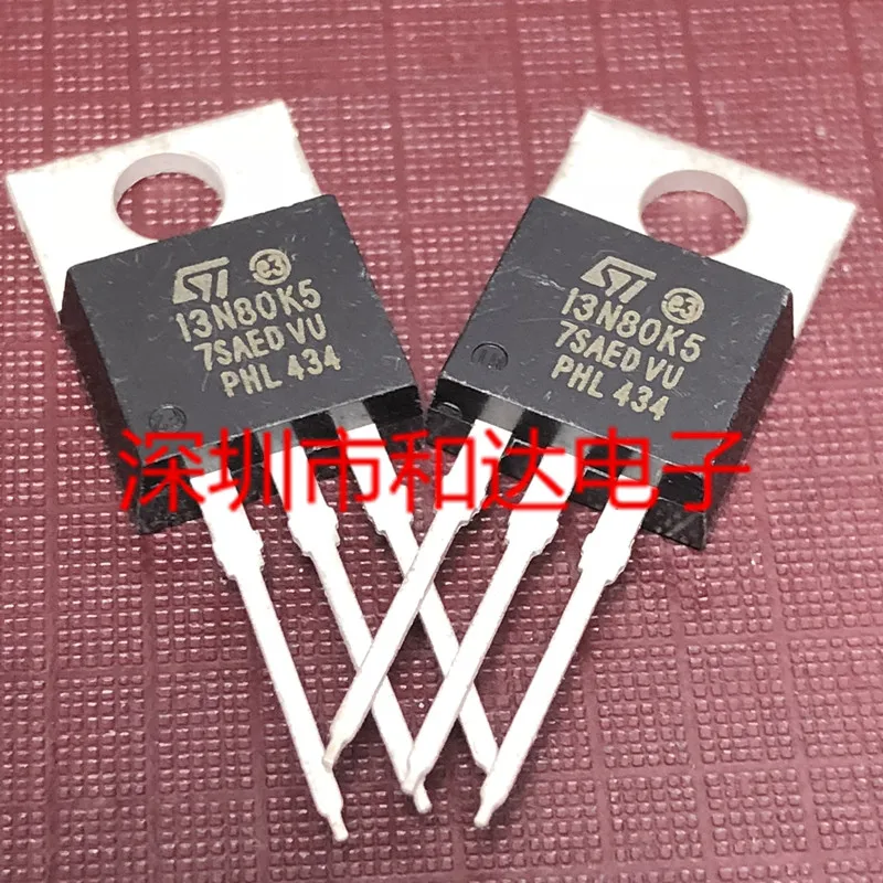 

5pcs 13N80K5 STP13N80K5 TO-220 800V 12A