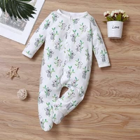 baby rompers baby clothes spring fall cartoon animal koala long sleeve single breasted baby jumpsuits soft baby playsuits 0 18m
