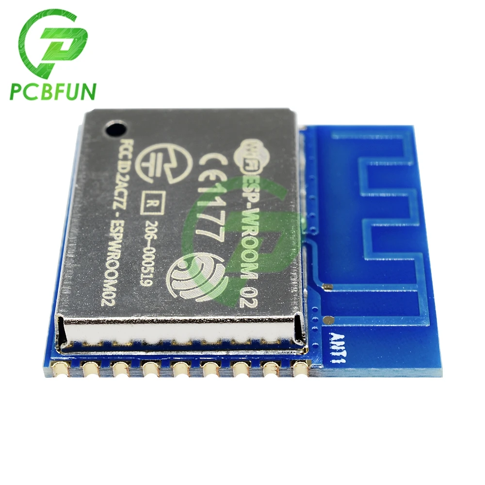 1pcs ESP-WROOM-02 ESP8266 Serial WIFI Model 2Mt bytes Remote Transceiver Wireless Module for ESP-13 Model ESP WROOM 02 4M 32Mbit