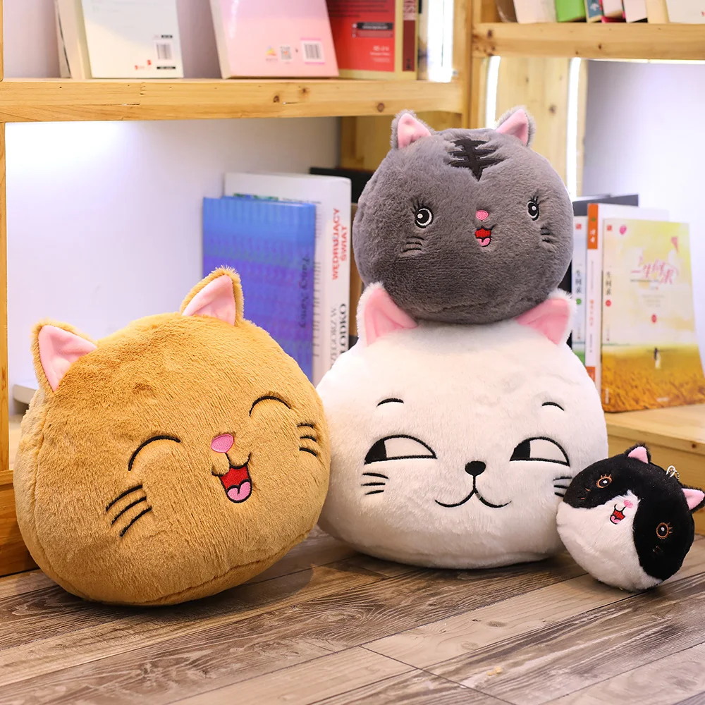 25/35 см Kawaii круглые солнцезащитные очки плюшевые игрушки милый Кот кукла