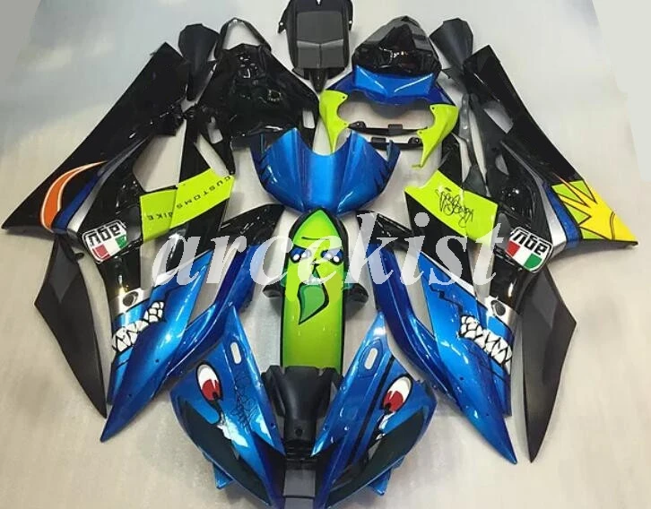 

4 Gifts New ABS Injection Mold Motorcycle Fairings Kit Fairing set Fit For Yamaha YZF 600 R6 06 07 YZF-R6 2006 2007 Cool Shark
