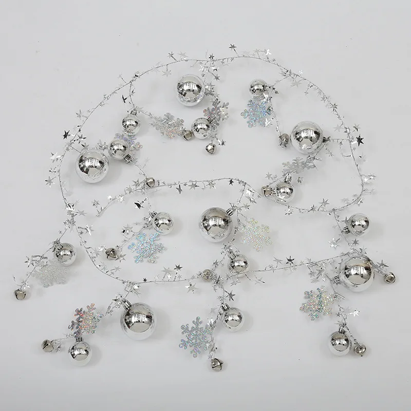 Новинка 2020 Рождественская гирлянда с шариками подвесные украшения для вечерние