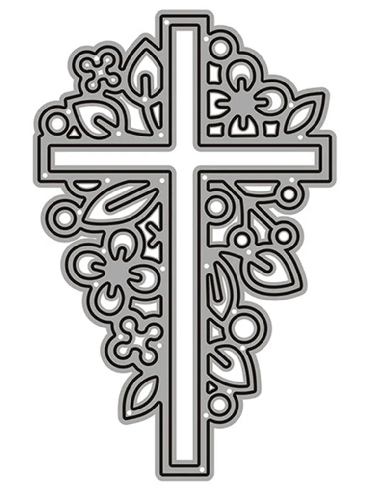 Трафарет Mmao для резьбы по металлу и стали новый крест цветок квадратная рамка