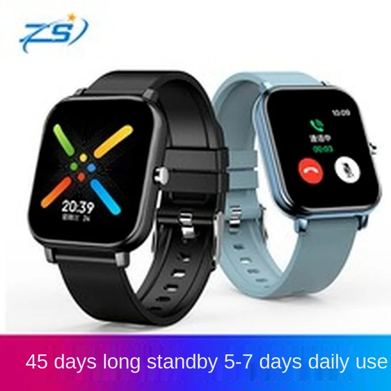 

2021New smart watch Men's full touch screen sports watch SOS call heart rate blood pressure for Android ios smart bracelet