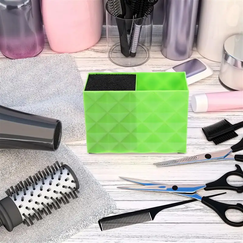 

1pc Hairdressing Tool Organizer Scissors Storage Box Plastic Salon Storage Holder Barber Tool Box