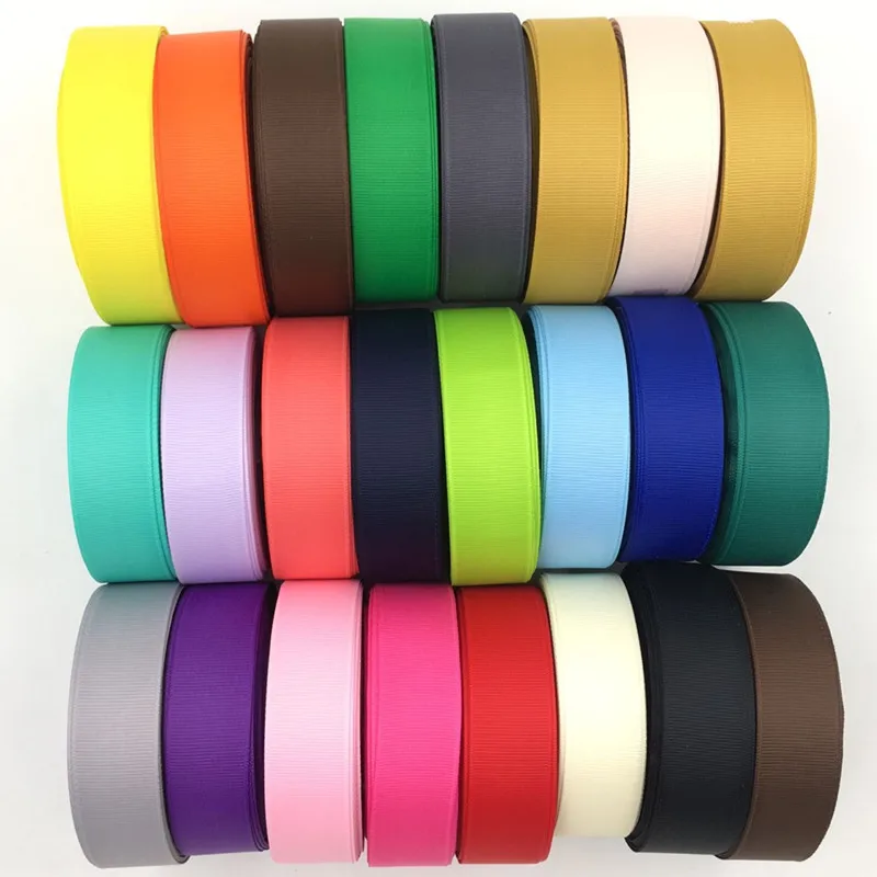25 ярдов/рулон Grosgrain атласные ленты для свадьбы Рождественская вечеринка