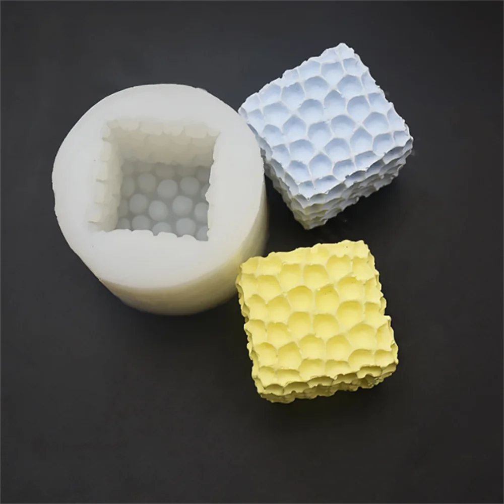 DIY Ins квадратный Куб 3D Пирамида волшебный шар круглая свеча силиконовые формы