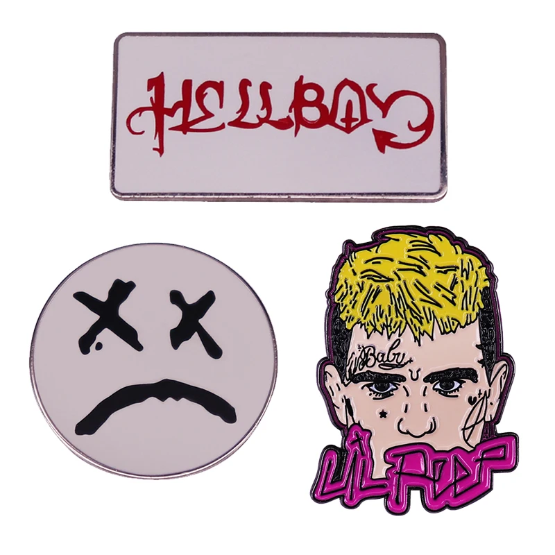 Рэп музыкальная рок-звезды Ангел Ада Хеллбой грустно уход за кожей лица Lil