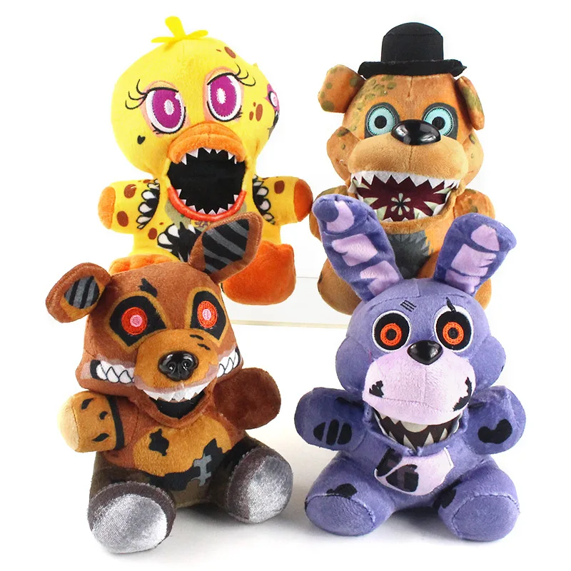 18 см 4 шт./lotFive Nights at Freddy's пять ночей у Фредди Плюшевые игрушки Аниме медведь