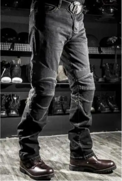 Бесплатная доставка новые мужские и женские модные джинсы мотоциклетные штаны