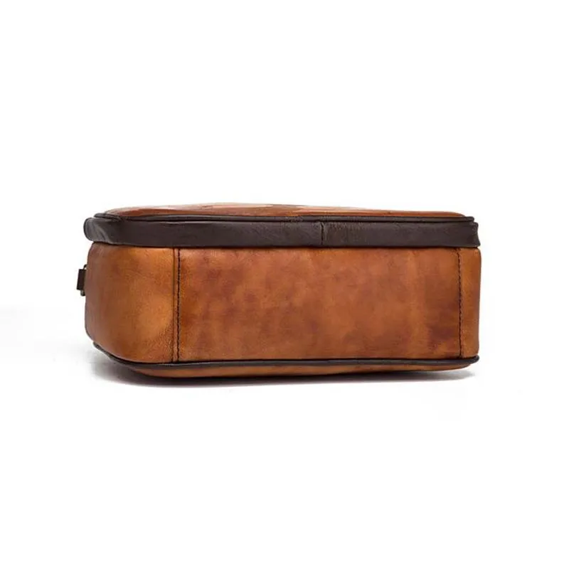 Сумка-тоут женская из 100% натуральной воловьей кожи качественный мессенджер с