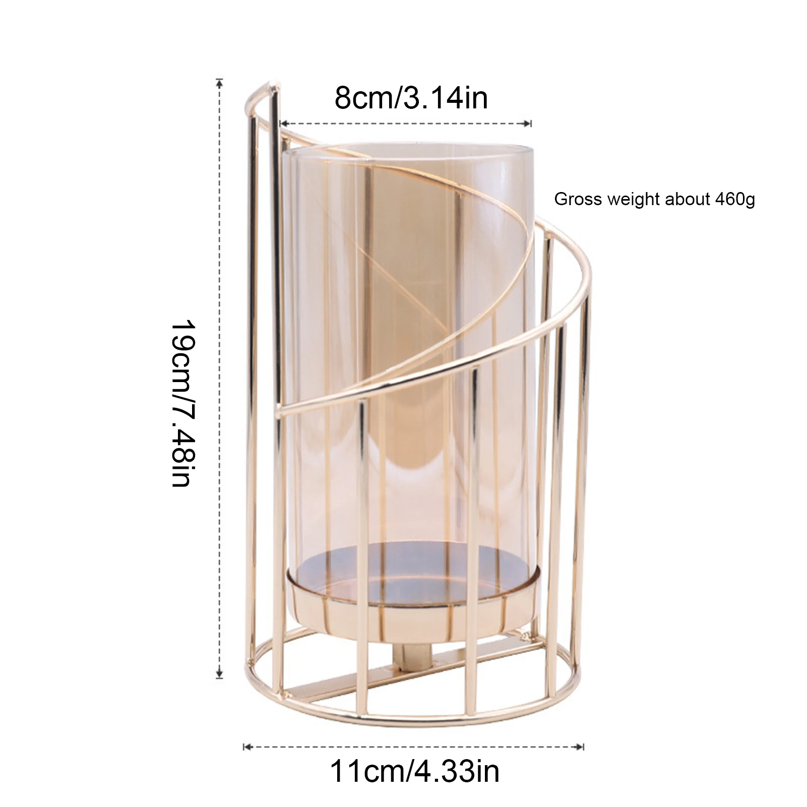 

Europe style candle holder wedding candlestick fine transparent crystal glass candlestick dining home decor