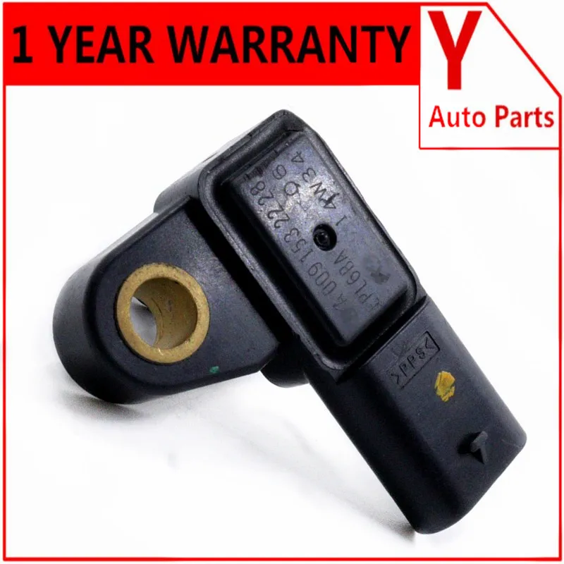 Оригинальная б/у OEM A0091532228 Давление Сенсор для CLA45 CLA250 C63 C300 C350e GLC300 2016 2017|Датчик