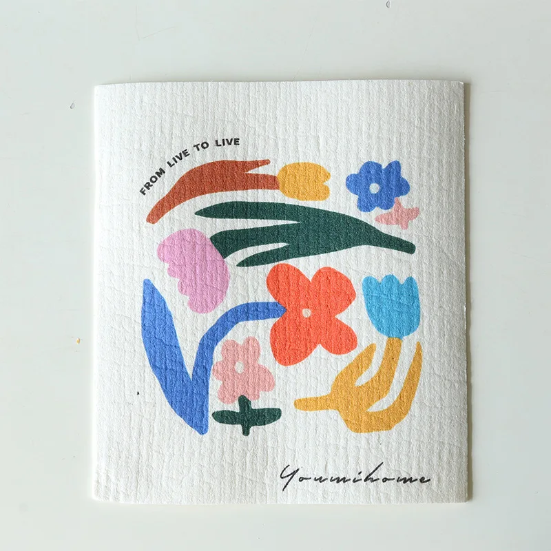 

Многоразовые кухонные салфетки из хлопка и целлюлозы