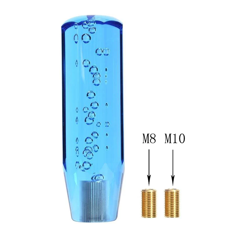 Blue w M8 M10 Хрустальный букет, ручка переключения передач MT, рычаг переключения передач, автомобильные аксессуары, применимая модель, универсальная ручная шестерня - Название цвета: Blue w M8 M10