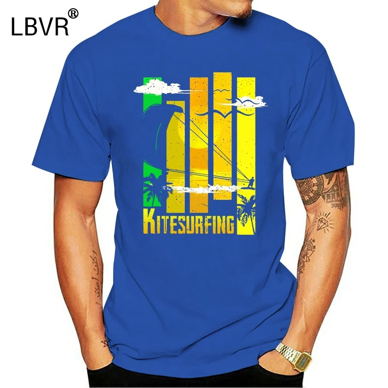 Мужская забавная футболка модная Винтажная Версия для кайтсерфинга (1) женская
