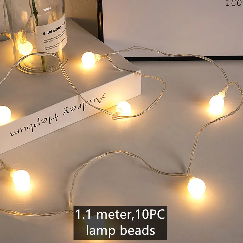 3 м 15 шт. бусинковые лампы Средиземноморский Стиль светодиодный Shell строки