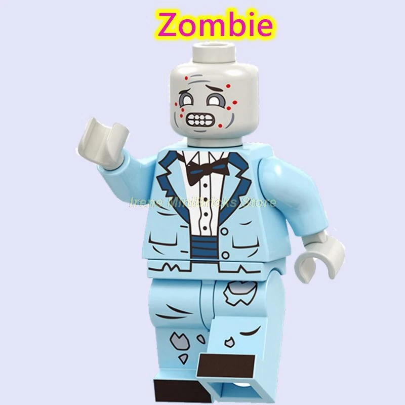 Zombie Gotham Gordon Брюс Уэйн Бэтмен Marvel фильм железные человеческие Мстители эндгейм Acrion фигурки в Конструкторы Игрушки для детей DC - Цвет: Zombie