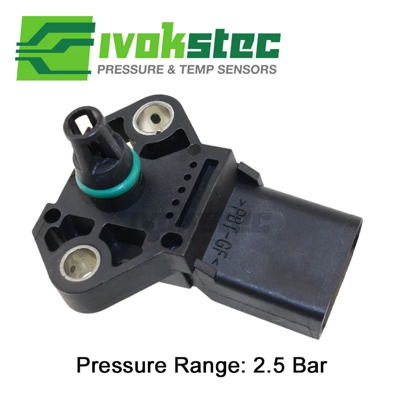 2 5 бар впускной воздушный турбо датчик давления для Audi A1 A2 A3 A4 A6 A8 1 4 9 7 TSI TDI TFSI |