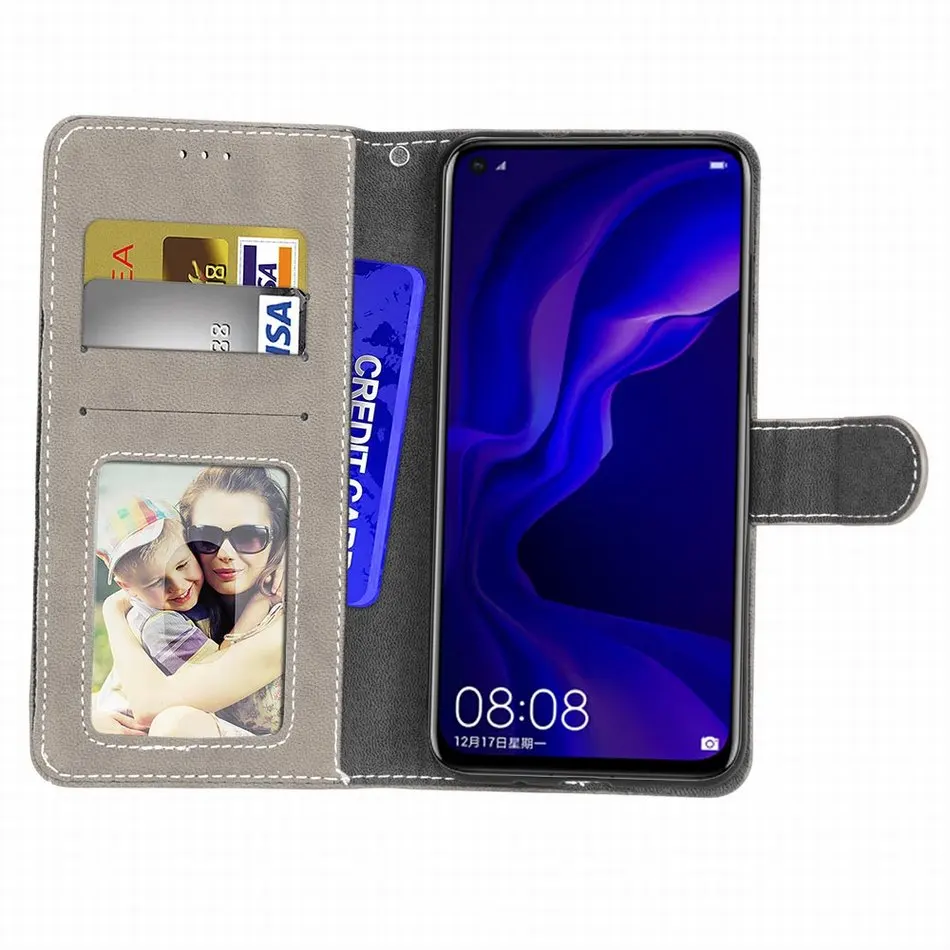 Plain Wallet Cover For Bags LG Stylo 4 5 Q8 G8 ThinQ K40 K12 Card Slot Couqe Man Leather Phone Case Zipper Flip Funda DP27H