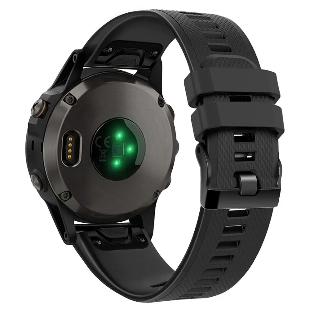 Силиконовый ремешок для Garmin Fenix 5 часов спортивный сменный браслет 51001|Ремешки