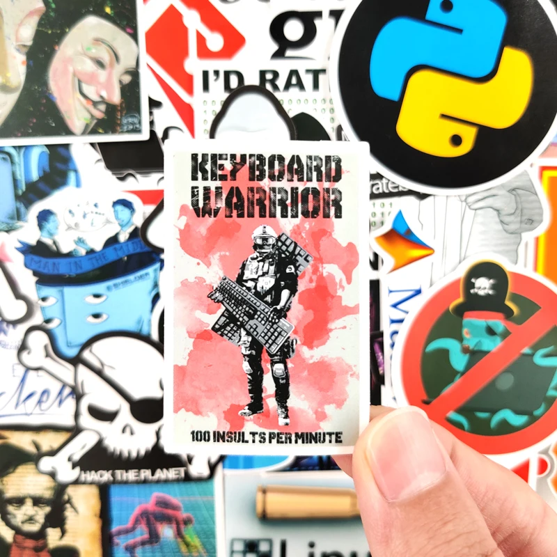 72 шт./упак. программист Java SQL C + хакер граффити наклейки на холодильник DIY чемодан