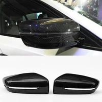 for bmw g30 replace carbon fiber car outside wing mirror trim rearview mirror cover 2017up